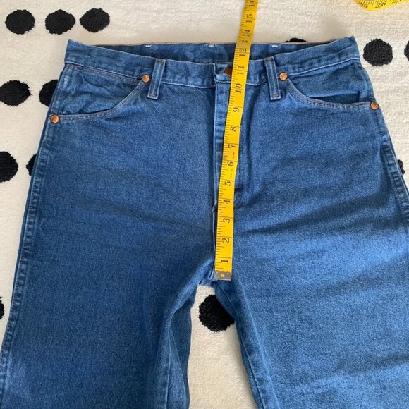 Wrangler Vintage Cowboy Cut Jeans Slim Fit Bootcut Denim - Picture 11 of 13
